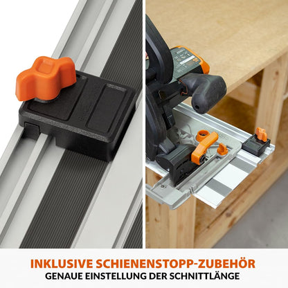 Evolution ST1400-G2 Führungsschiene Universal für Kreissägen, 1,4 m