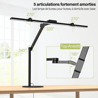 Lumistar Schreibtischlampe LED 1500lm Tageslicht – Dimmbar mit Sockel