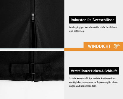 Dokon Hollywoodschaukel Abdeckung 3-Sitzer wasserdicht 215x125x170 cm