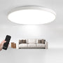 JDONG LED Deckenleuchte 90W Ø78cm - Dimmbar mit Fernbedienung. Runde, weiße Deckenleuchte zur flexiblen Raumbeleuchtung.