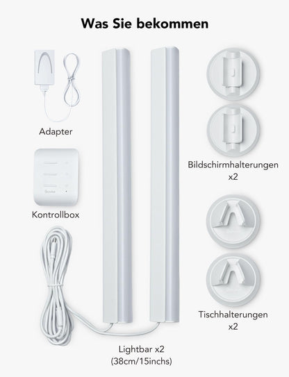 Govee RGBIC LED Lightbar, WiFi TV Hintergrundbeleuchtung 45-70 Zoll
