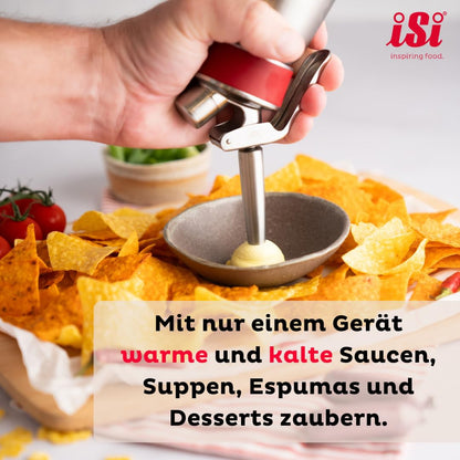 ISI Gourmet Whip Plus Sahnespender Edelstahl 0.25 L