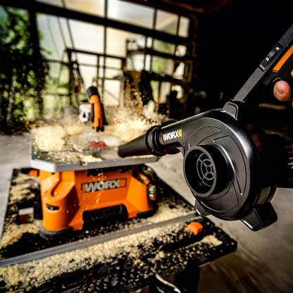 WORX WX094.9 20V Akku Werkstatt- & Laubbläser – Ohne Akku/Lader