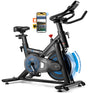 Wenoker Heimtrainer Fahrrad mit Magnetwiderstand und App, bis 160 kg, LCD-Display und Tablet-Halterung
