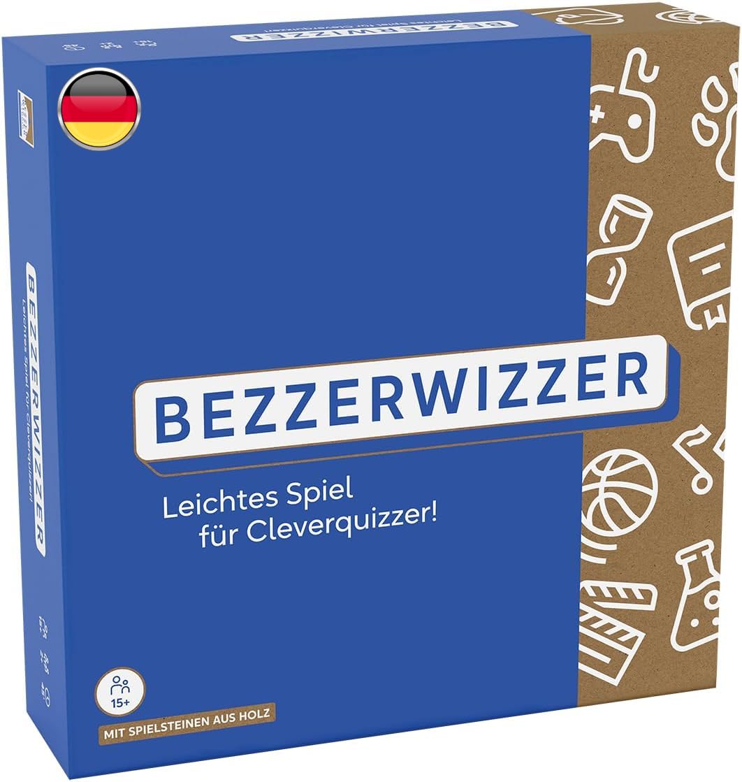 Asmodee BEZZERWIZZER Quizspiel – Quiz- und Partyspiel ab 15 Jahren