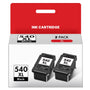 Washope PG-540 XL Tintenpatronen schwarz 2er-Pack für Canon Pixma, kompatibel mit Tintenstrahldruckern