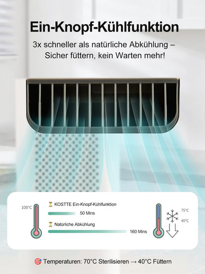 KOSTTE Flaschenzubereiter Baby 3802, 1,5 L, 38–100 °C