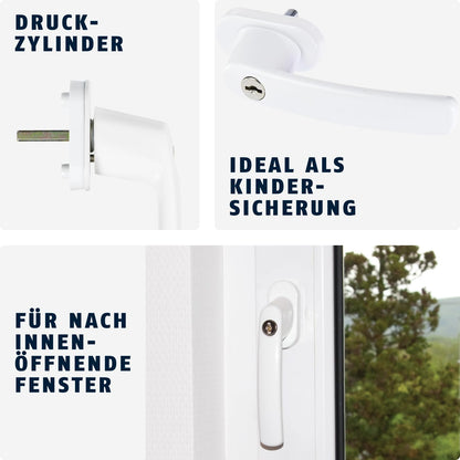 ABUS FG200 AB208 Abschliessgriff – 10er Set Weiss gleichschliessend