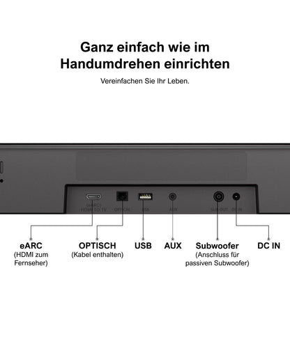 ULTIMEA Aura A50 Pro 5.1 Kanal Soundbar Dolby Atmos