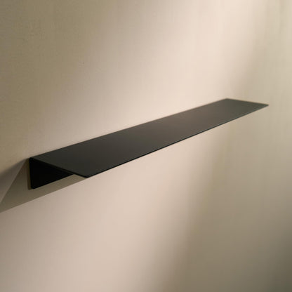 Designfabrik Hamburg Wandregal ohne Bohren, 58 cm, Schwarz