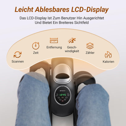 MERACH Mini elektrischer Crosstrainer – Untertisch Ellipsentrainer
