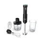 POYOCOM Akku-Stabmixer TL6001 kabellos mit Zerkleinerer, Schneebesen in Schwarz zum Mixen von Smoothies und Suppen