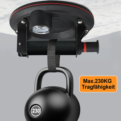 TQPXZO Saugheber 2er-Set 8 Zoll mit Manometer, 230 kg Tragkraft