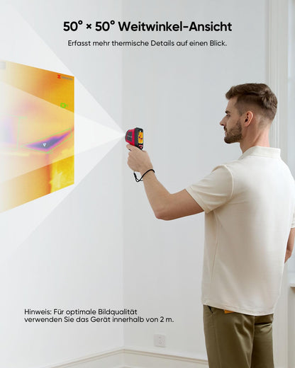 HIKMICRO E02 Wärmebildkamera SuperIR 240 x 240 mit visueller Kamera