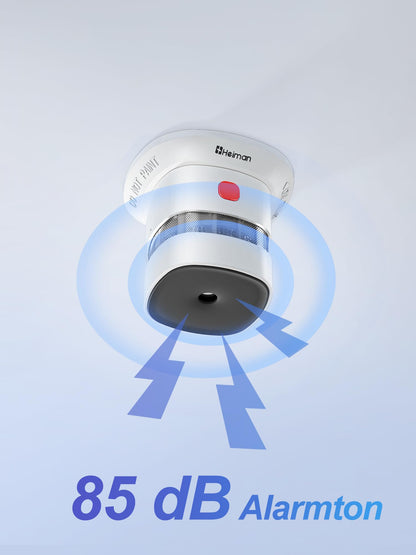 Heiman Mini Rauchmelder HS1SA 5er Set, 10 Jahre Batterielaufzeit