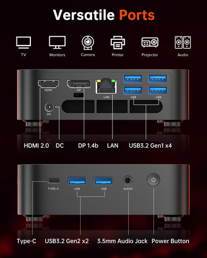 ACEMAGIC Kron Mini K1 Mini PC - Ryzen 5 7430U, 16GB/512GB