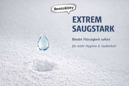 BentoKitty Katzenstreu Aktivkohle, klumpendes Bentonit, 30 l, 3er-Pack