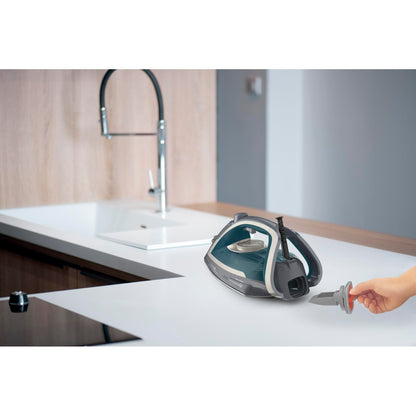 Tefal Ultragliss Plus FV6842 Dampfbügeleisen, 2800 W, türkis/grau