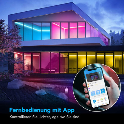 Govee WiFi LED Streifen 10m, Smart RGB Lichtband mit App-Steuerung