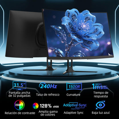 KTC H32C5 Curved Gaming Monitor 32 Zoll FHD 240Hz 1ms