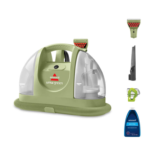BISSELL Little Green Waschsauger für Polster & Teppiche 4098N. Kompakt, grün. Reinigt nass per Sprühextraktion.