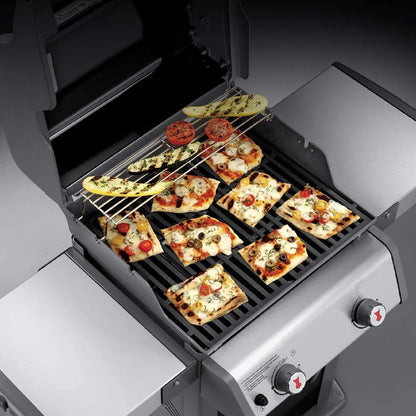 GIRXZYBX Grillrost aus Gusseisen für Weber Spirit I & II 200, 2er-Set