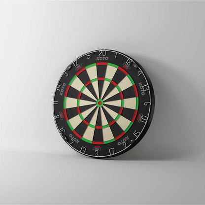 KOTO King Pro 360 Dartscheibe – offizielle Turniermasse, Sisal