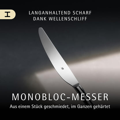 WMF Habitum Besteck Set 60-teilig, Cromargan Edelstahl, 12 Personen