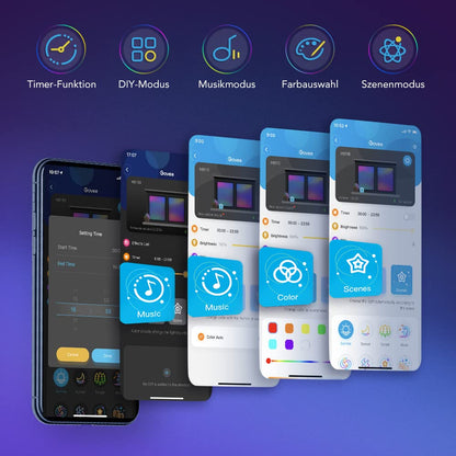 Govee WiFi LED Streifen 10m, Smart RGB Lichtband mit App-Steuerung