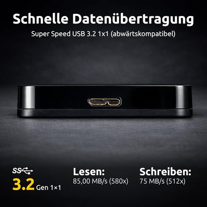 Intenso Portable Hard Drive 1TB Externe Festplatte USB 3.2 Refurbished