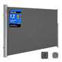 SONGMICS Seitenmarkise GSA160G, ausziehbar, 160 x 300 cm, anthrazit