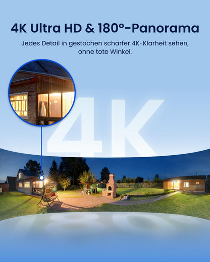 Reolink Elite Floodlight WiFi 4K Überwachungskamera mit Flutlicht