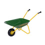 Rolly Toys John Deere Kinderschubkarre mit Metallschüssel, grün, Kunststoffgriffe
