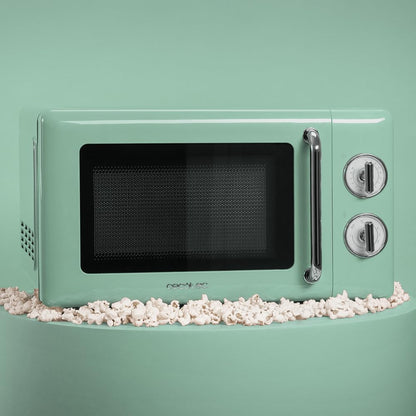 Cecotec Proclean 3010 Retro Mikrowelle - Grün Mechanisch 20 l