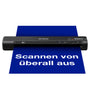 Epson WorkForce ES-60W mobiler Dokumentenscanner, A4, 600 dpi, WiFi