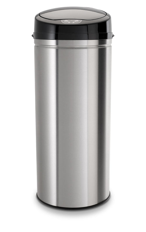 Echtwerk Touchless Sensor Abfalleimer – 42 Liter Edelstahl INOX. Berührungslose Abfallentsorgung mit Sensor.