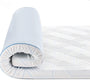 BedStory Matratzentopper – Gel Memory Foam 140x200cm H2/H3. Rechteckiger, weißer Topper für erhöhten Liegekomfort und Druckentlastung.