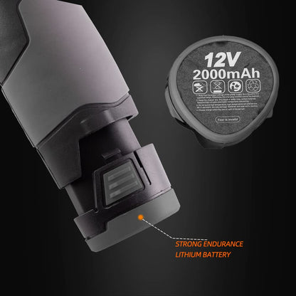 SPTA Mini Exzenter-Poliermaschine 12V LD104, 25/50/80 mm Polierteller