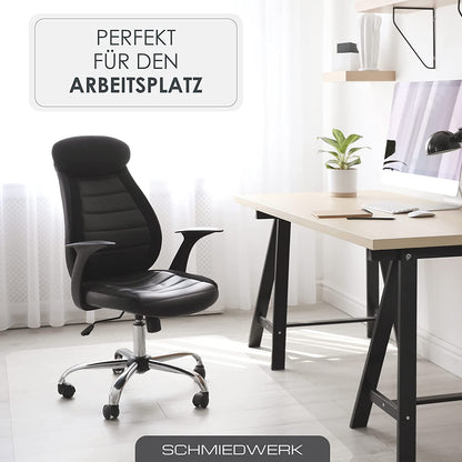 SCHMIEDWERK Bodenschutzmatte 120x145 cm milchweiss für Bürostuhl