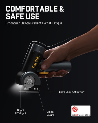 Fanttik C8 Nano Elektrische Schere mit LED-Display und Licht