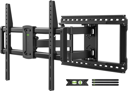 USX-MOUNT Schwerlast TV Gelenkhalterung - 37-90" VESA 600x400. Schwarze Gelenk-Wandhalterung. Hält große TVs schwenkbar & ausziehbar.