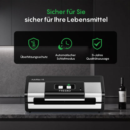 FRESKO Vakuumiergerät Automatik - 18L/min Turbo Saugkraft