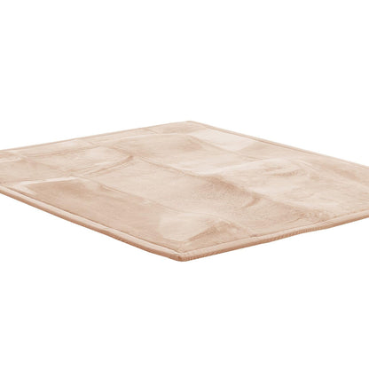 Juskys Krabbelmatte Spielmatte Samt 200x150 cm Beige