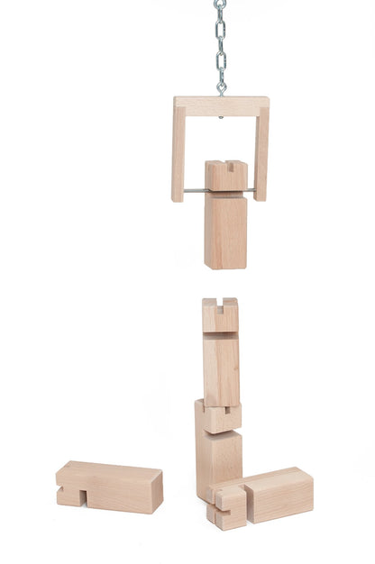 waelderspielzeug Fröbelturm Original Teamspiel - Mehrfarbig