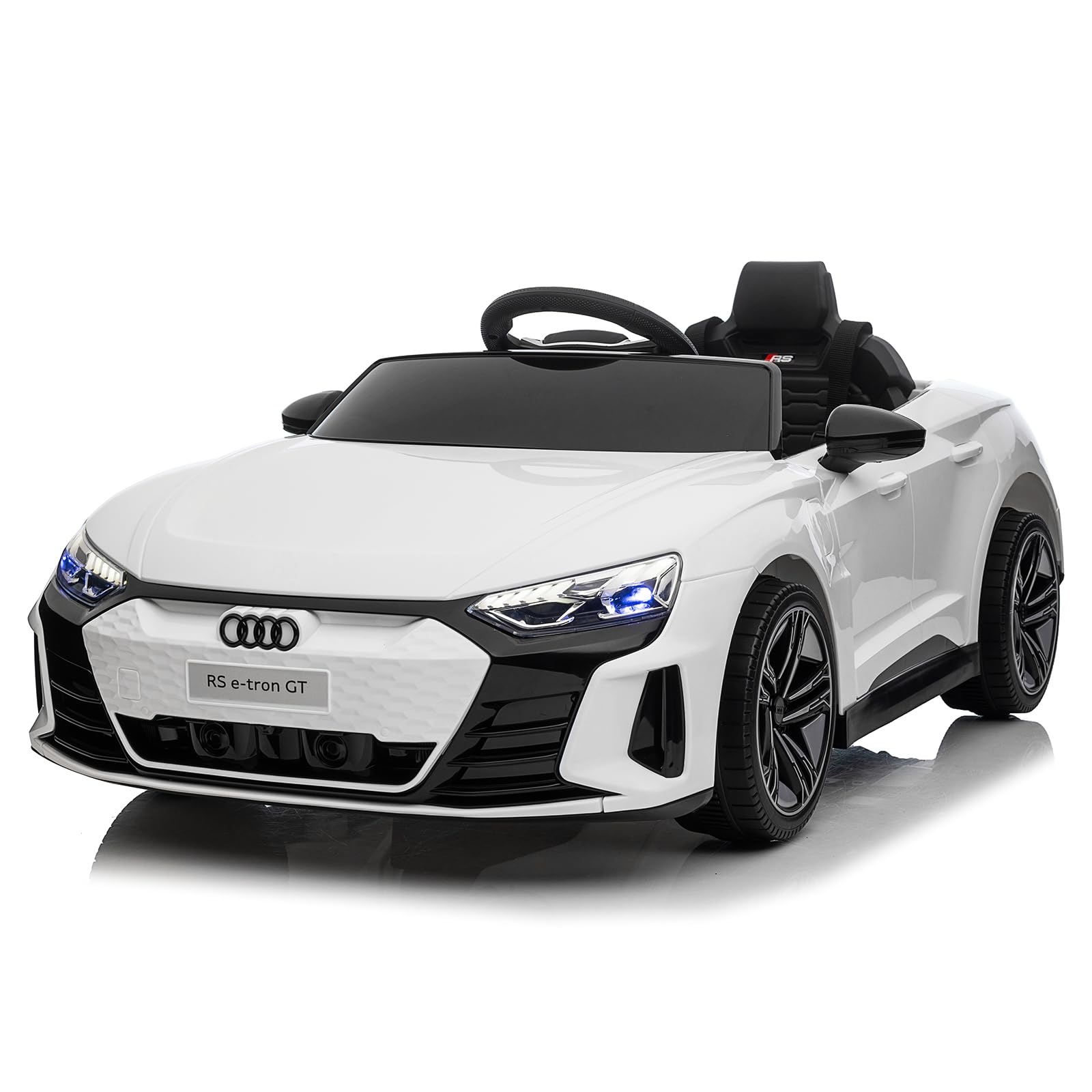 LEADZM Elektroauto 12V mit Fernbedienung Kinderfahrzeug - Weiss. Weiss, kindgerechtes Elektroauto. Steuerung für Kinder erfolgt per Fernbedienung.