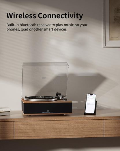 ANGELS HORN Schallplattenspieler Bluetooth HiFi - AT-3600L