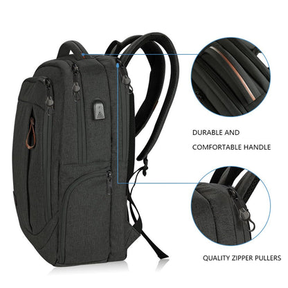 KROSER Laptop-Rucksack 17,3 Zoll wasserabweisend Business Daypack