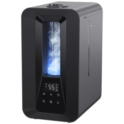AROEVE 5L Top Fill Luftbefeuchter - Ultraschall Aroma Diffuser. Weißer Quader. Befeuchtet via Ultraschall die Raumluft, zerstäubt Aromen.
