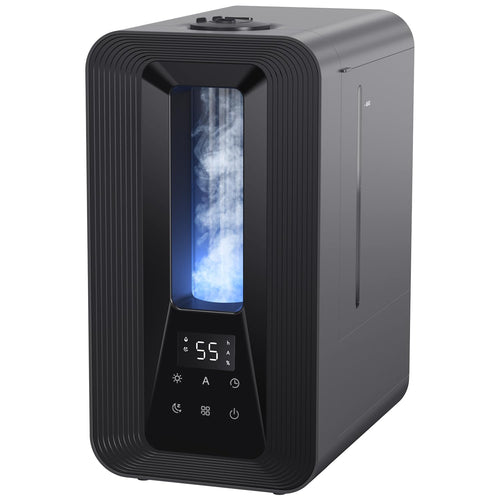 AROEVE 5L Top Fill Luftbefeuchter - Ultraschall Aroma Diffuser. Weißer Quader. Befeuchtet via Ultraschall die Raumluft, zerstäubt Aromen.