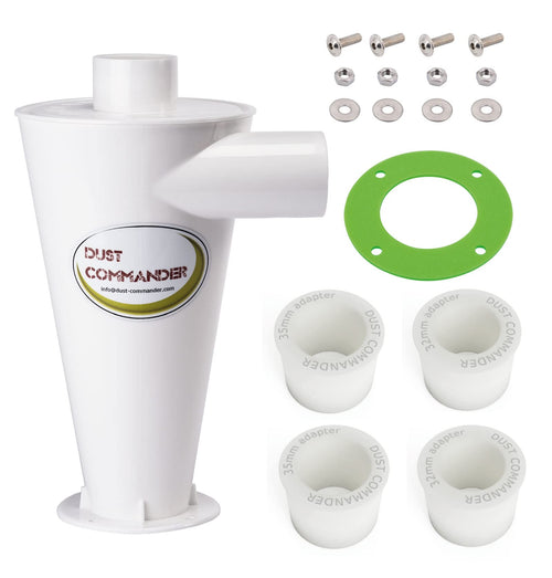 DUST COMMANDER CLC Zyklon-Staubabscheider aus Polypropylen mit Montagesatz